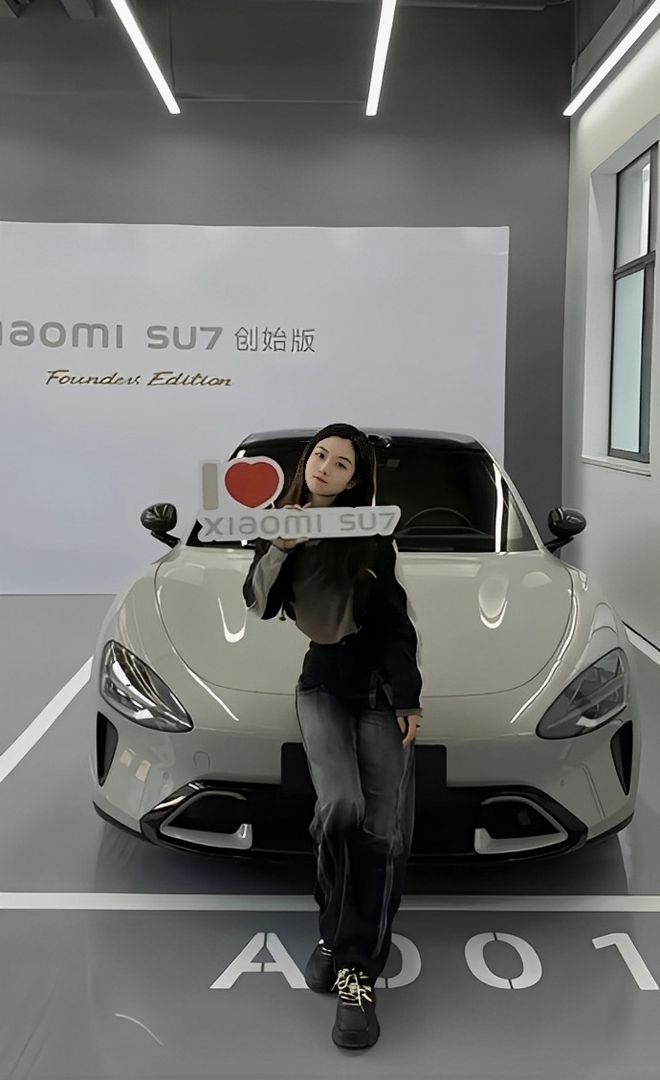 质量都这么高的吗？仙女也就长这样吧不朽情缘首页小米SU7的美女车主(图6)