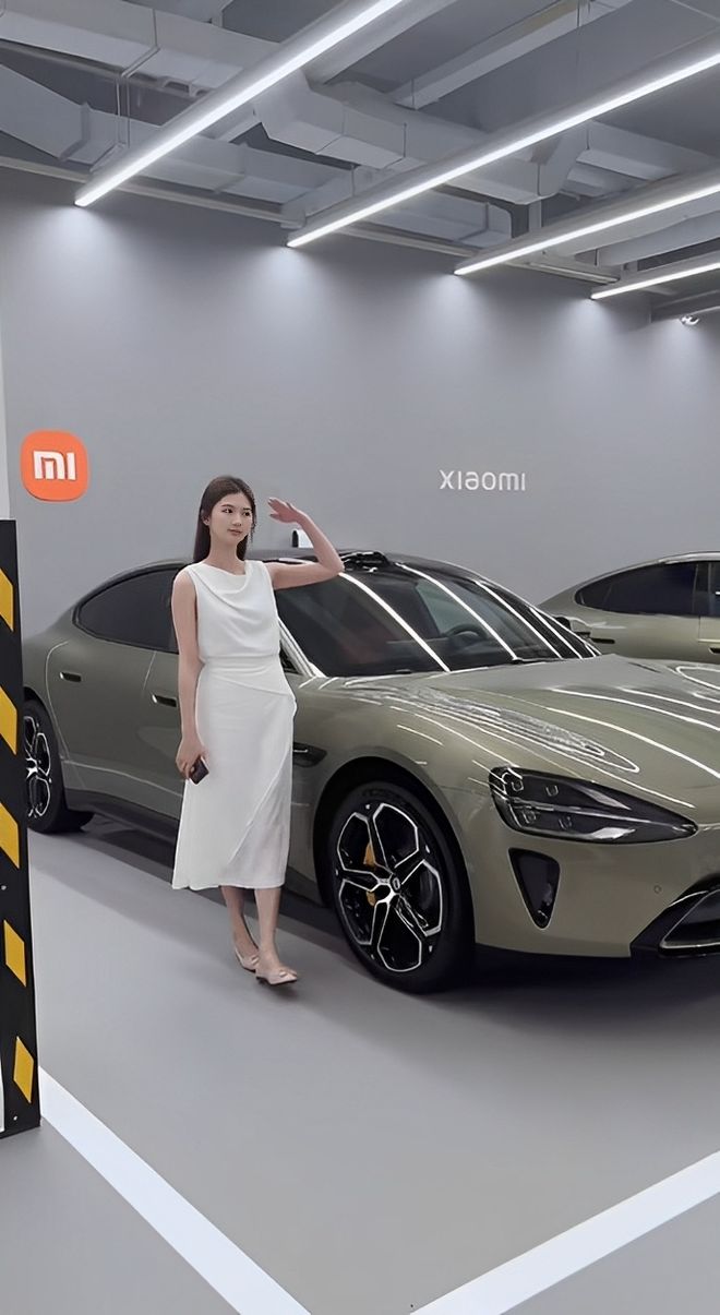 质量都这么高的吗？仙女也就长这样吧不朽情缘首页小米SU7的美女车主(图7)